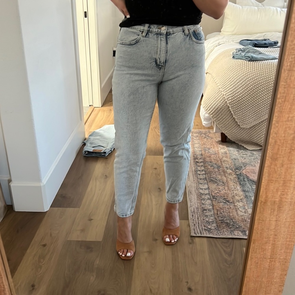 Mango mom jeans